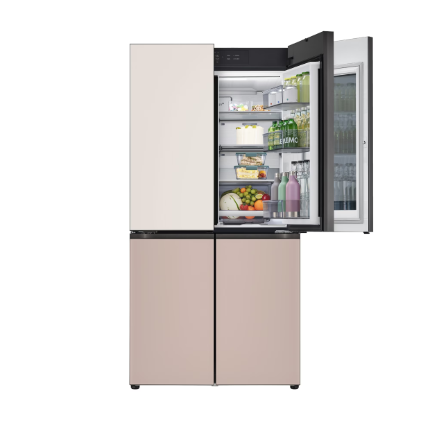LG 디오스 AI 오브제컬렉션 STEM 베이직 냉장고 (노크온 더블매직스페이스)